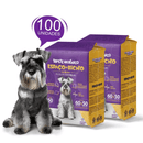 Kit Tapete Higiênico Premium Espaço De Bicho 100 Un Cães Absorção Rápida Controle de Odor Alta Durabilidade