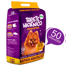 Tapete Higiênico Premium Espaço De Bicho 50 Un Cães Absorção Rápida Controle de Odor Alta Durabilidade