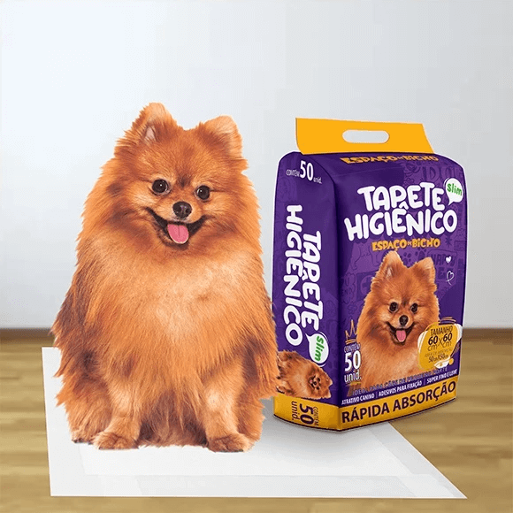 Tapete Higiênico Premium Espaço De Bicho 50 Un Cães Absorção Rápida Controle de Odor Alta Durabilidade